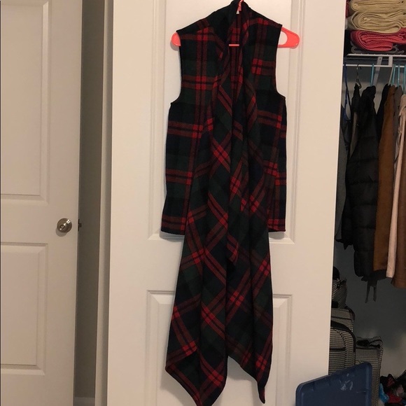 peace and love Jackets & Blazers - BOUTIQUE BLANKET SCARF VEST